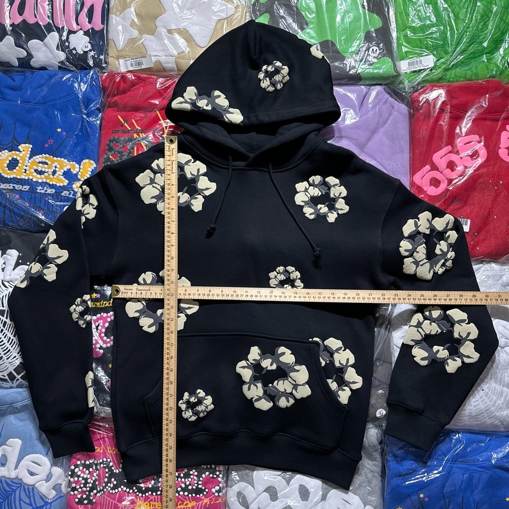 Denim Tears X Cactus Plant Flea Market Cactus Tears Wreath Hoodie - Picture 2 of 8